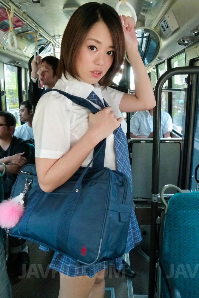 Asian Suck Dick On Bus Porn - Watch porn pictures from video Yuna Satsuki Asian has slit rubbed in panty  and sucks dick in bus - GangAV.com